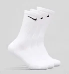 Nike Everyday Uzun 3'lü Beyaz Çorap